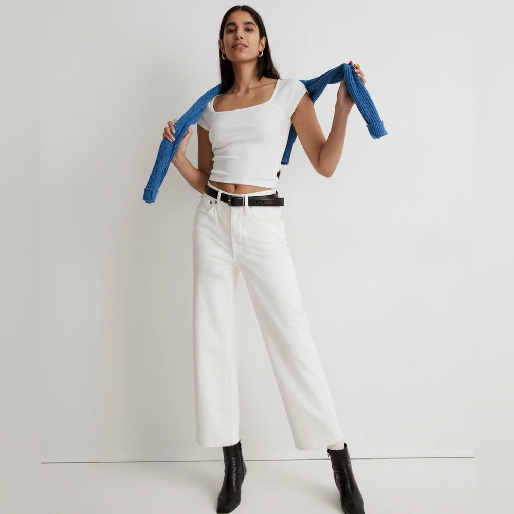 Madewell • Tall Vintage Wide Leg Crop Jeans